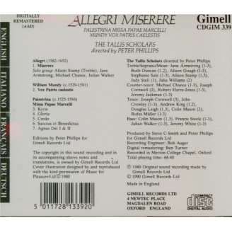ALLEGRI - Phillips - Miserere..